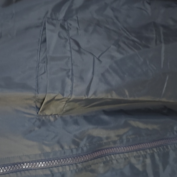 Vintage Cerruti Image Men's Full Zip Vest With Pouch Blue Drawstring Size Large* - Picture 9 of 17